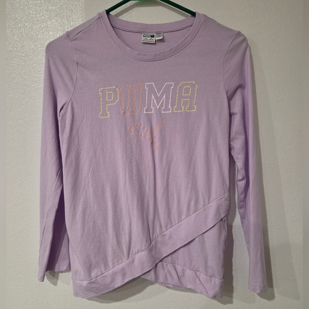 PUMA Lavender Long Sleeve Shirt
